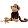 Les Ptipotos Zazou The Monkey Kuscheltier - Chocolate