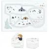 Tapis de Spiel Puzzel und Spielhaus Play&Go Farm 120x180x1,4 cm