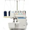 Juki Overlock- und Coverstich-Maschine MO-735 mit farbcodierten Fadenw...