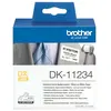 Brother DK11234 - Papier - selbstklebend - Schwarz auf Weiß