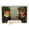 Monchhichi Set 50 jaar jongen meisje met certificaat
