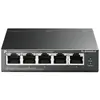5-Port-Gigabit-Switch mit 4 PoE+-Ports, lüfterlos, Metallgehäuse