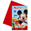 Amscan Folat Einladungskarten 6 Micky Maus Einladungskarten, Partydeko...