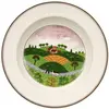 Villeroy & Boch Suppenteller Jäger Design Naif, Teller, Mehrfarbig