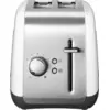 KitchenAid 5KMT2115EWH 2-Schlitz-Toaster, Toaster, Silber, Weiss