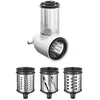 KitchenAid 5KSMVSA, Lebensmittelmühle, Schwarz, Transparent, Weiß, Ede...