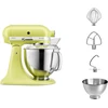 KitchenAid 5KSM185PSEKG, Standmixer, Gelb, Schlagen, Kneten, Mixen, 1 ...