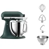 KitchenAid Artisan, Standmixer, Schwarz, Schlagen, Kneten, Mixen, 1 m,...