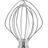 KitchenAid 5KSM5THWWSS, Schneebesen, Edelstahl, Edelstahl, 150 mm, 200...