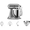 KitchenAid 5KSM185PSEMS Medaillon Silber