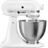 KitchenAid 5K45SSEWH, Standmixer, Metallisch, Weiß, Schlagen, Kneten, ...