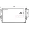 VAN WEZEL Kühler Motorkühlung 53002715 für TOYOTA für RAV 4 IV (ZSA4_ ...
