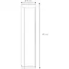 LED-Sockelleuchte Combo in Zylinderform, 45 cm