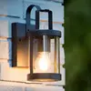 Außenwandleuchte Lindelo mit klarem Glas