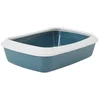 Nobby Katzentoilette Katzentoilette mit Rand Iriz grau-blau
