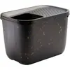 Savic Kattenbak Hop In Marble Zwart / Goud - 58,8X39X39,5 Cm, Katzenkl...