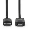 Nedis 0,2 m Displayport-Stecker- HDMi Ausgang, 8K@30Hz | Vernickelt | ...