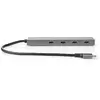 Nedis USB-Hub 1x USB-C  3.2 Gen2 - USB-C  3.2 Gen2, PD 3.0, 3x USB-C  ...