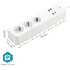 Nedis 3-fach Steckdosenleiste & 4x Usb