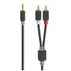 Nedis Stereo-Audiokabel | 3.5 mm Stecker | 2x RCA Stecker Vergoldet | ...
