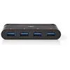Nedis USB-Adapter USB 3.2 Gen 1 USB Type-C  4x USB Type-A, Schwarz