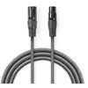 Nedis Coth15010gy10 Symmetrisches Audiokabel Xlr 3-polig M-xlr 3-polig...