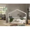 Vipack Dallas 1 Hausbett mit seitlicher Umrandung 90 x 200 cm Liegeflä...
