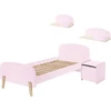 Diese KIDDY-Kombination in Rosa besteht aus einem Bett (90x200), einem...
