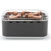 Tragbarer holzkohlegrill 38,5 x 28,5 cm, grau Barbecook CARLOURBANGREY