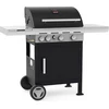 Spring 3212 Gasgrill mit Seitenbrenner 133x57x115 cm BBQ Barbecook