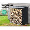 Bc-elec - 5662-0505 Holzlagerschuppen 163 x 83 x 154cm, Holzschuppen u...