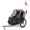 Bobike Anhaenger Trailer Stroller Grey/Blue grau,blau
