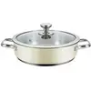 Haeger PA-24L.009A, Rund, Allzweckpfanne, Beige, Edelstahl, Edelstahl,...