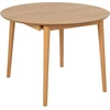 Montreux Esstisch Ø115/154cm inkl. Zusatzplatten natur.