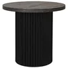 House Nordic Couchtisch Boavista Eckbeistelltisch Ø48cm Dunkelbraun.