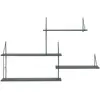 Wandregal mit Rahmen House Nordic Harlem (x4) 99x17,5x62 cm