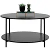 Couchtisch mit schwarzen Beinen House Nordic Vita 80x80x45 cm