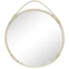 Spiegel mit rundem Rattanrand House Nordic Malo 50x50x2 cm