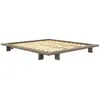 Drawer Japan, Plattformbett, König, Rechteckig, Holz, Braun, 300 kg