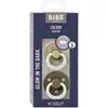 Bibs 2er-Pack Colour GLOW Schnuller Latex, 6-18M