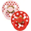 Bibs 2er-Pack Polka Collection Schnuller Latex, 0-6M