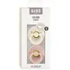 Bibs 2er-Pack Colour Schnuller Latex, anatomisch, 0-6M