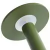 HAY LED-Akku-Tischlampe HOST PORTABLE, olivgrün, 22 cm, IP44