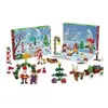 PLUS-PLUS Adventskalender Weihnachtsdorf