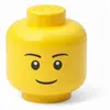 Lego mini-figure head container - boy