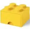 LEGO Brick Drawer 4 gelb, Aufbewahrungsbox