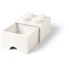 LEGO Aufbewahrungsbox mit Schublade 250 x 250 x 180 mm   weiß