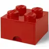 LEGO Brick Drawer 4 rot, Aufbewahrungsbox