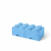 NHG Aufbewahrungsbox LEGO Brick Drawer 8 - Light Royal Blue