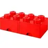 LEGO Brick Drawer 8 rot, Aufbewahrungsbox